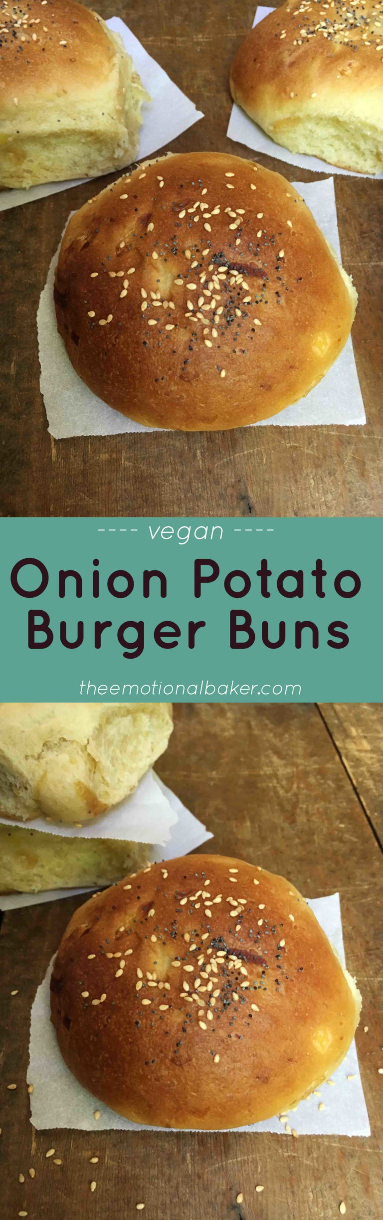 Onion Potato Burger Buns The Emotional Baker