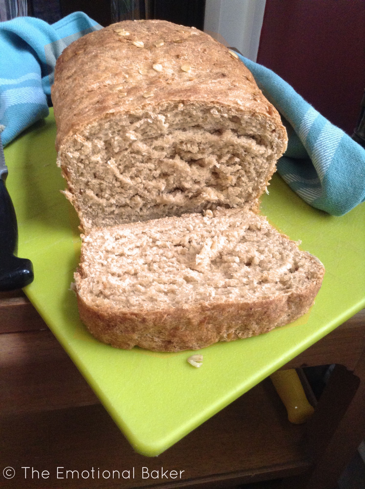 Honey Whole Wheat Oatmeal Bread