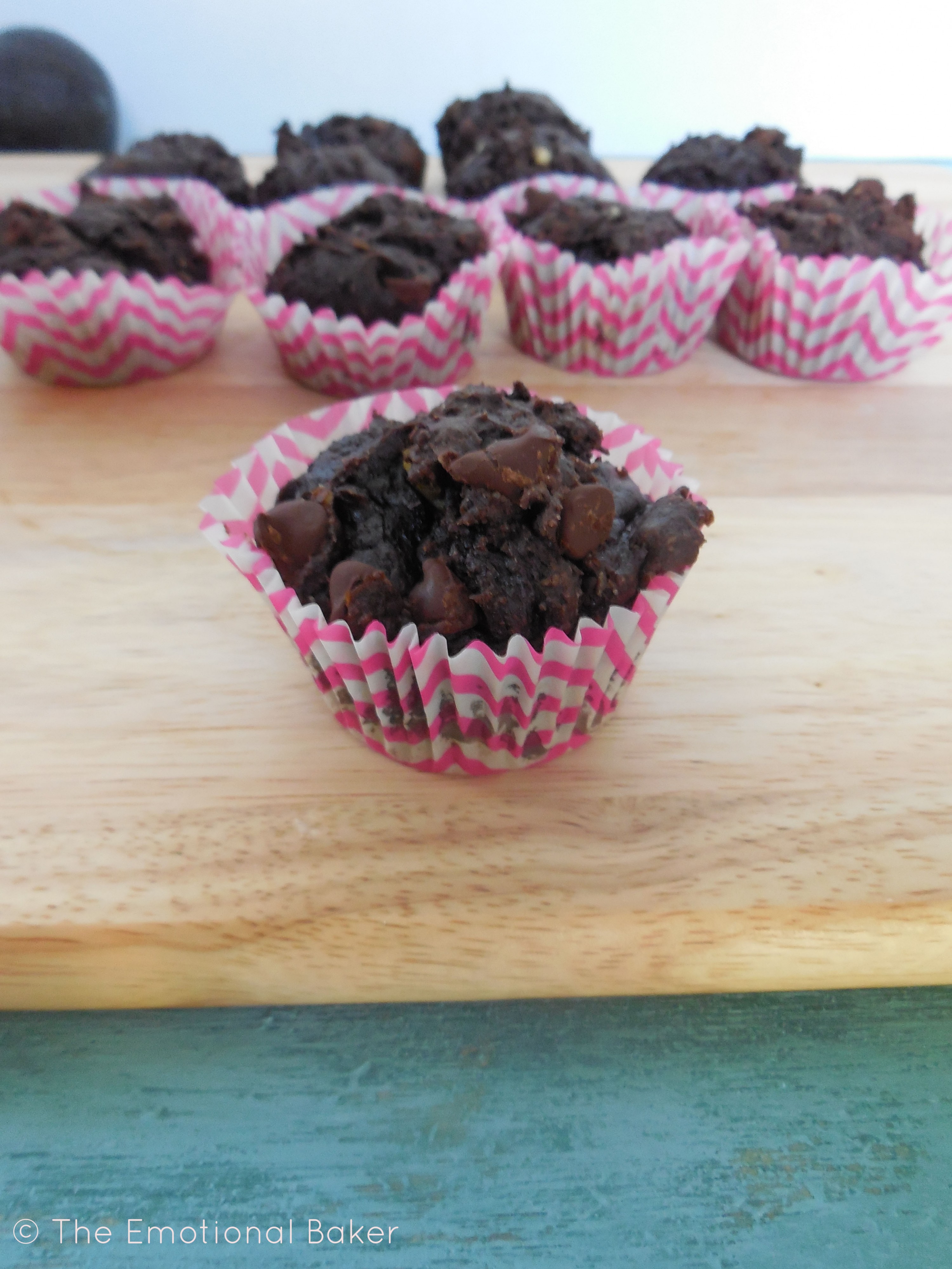 Chocolate Avocado Muffins 1