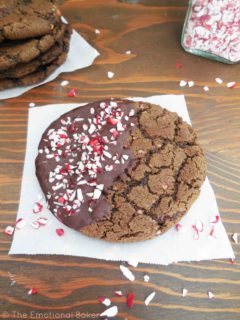 Peppermint Dark Chocolate Cookies 1