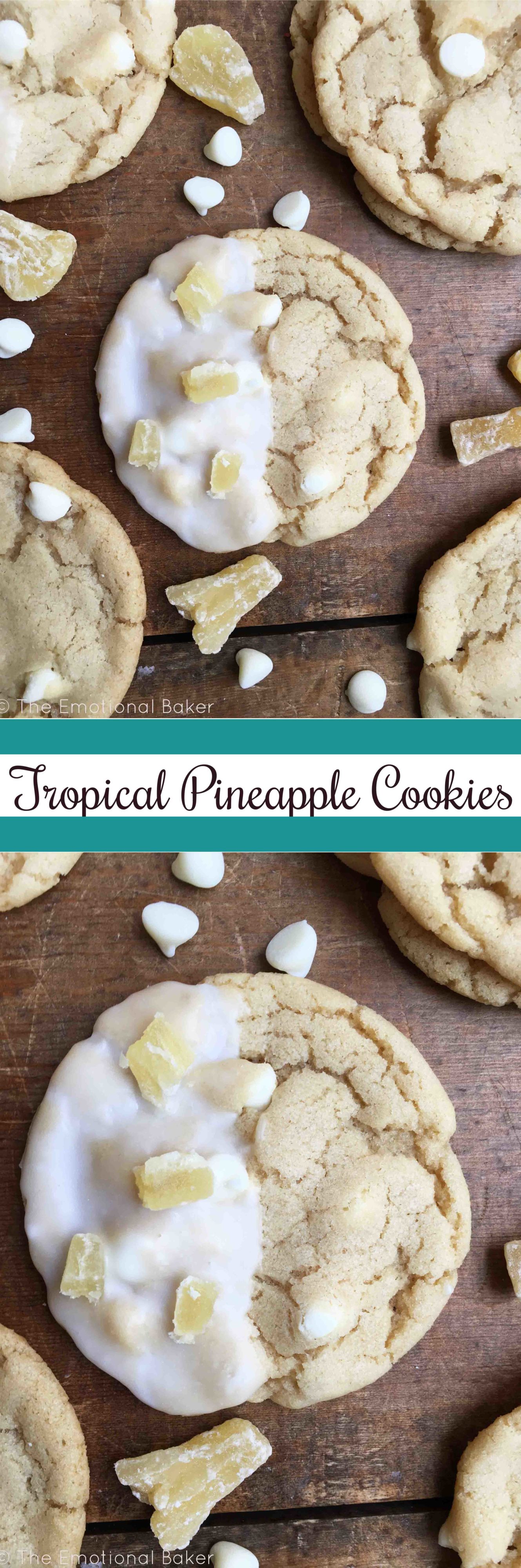 Tropical Pineapple Cookies