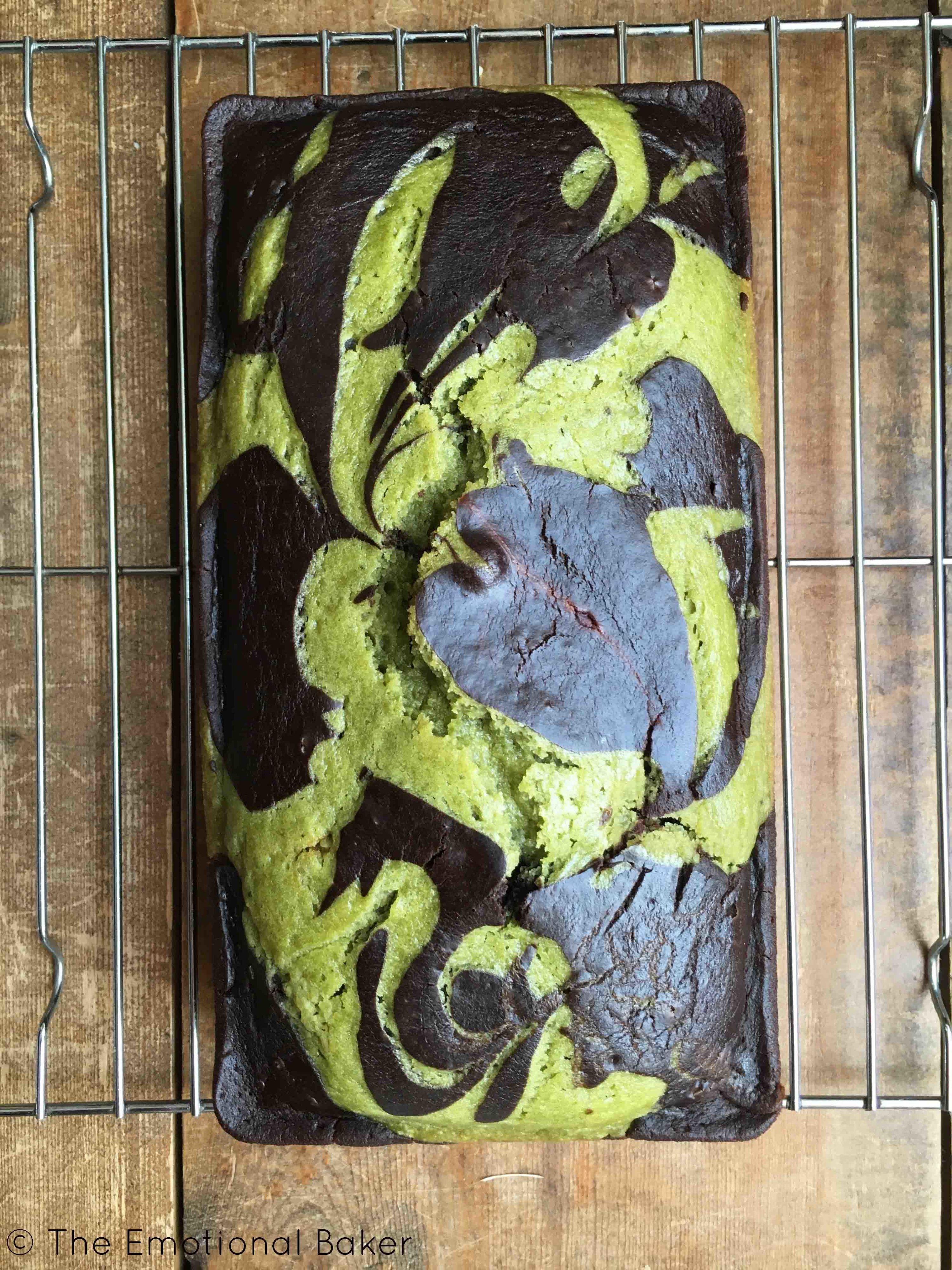 Chocolate Matcha Swirl Loaf