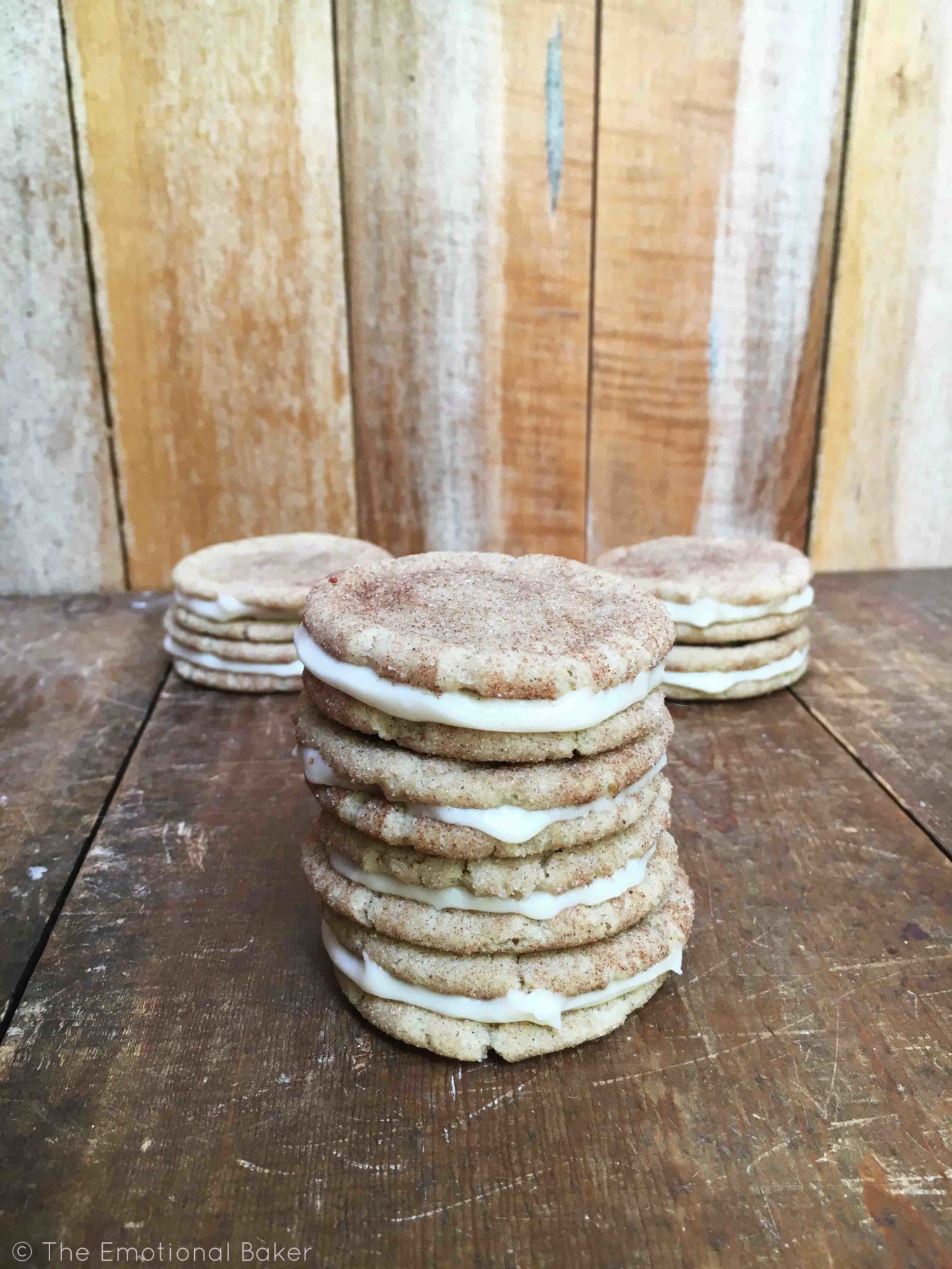 Chai Spiced Snickerdoodles with Vanilla Frosting