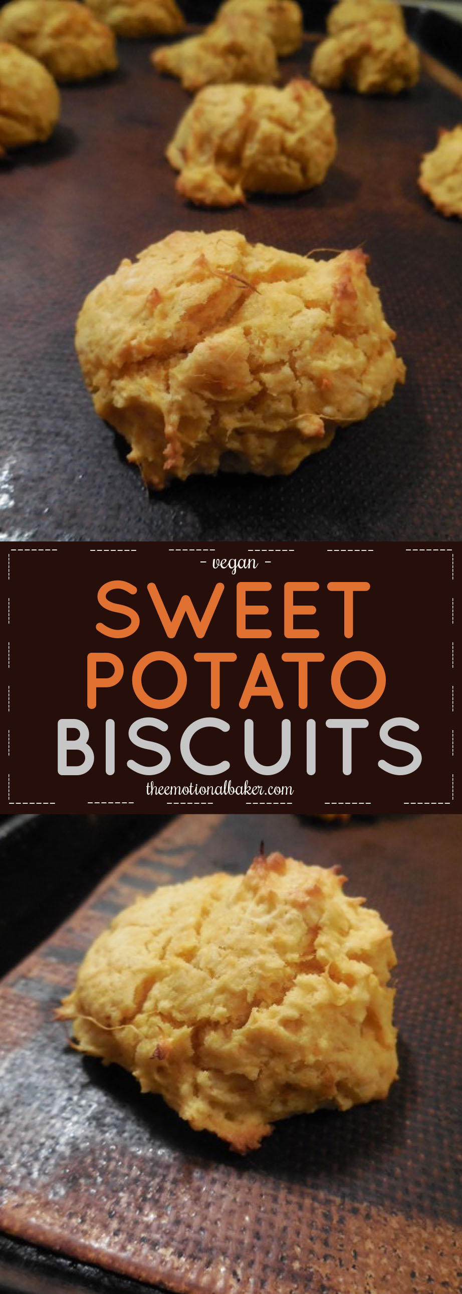 Easy, vegan sweet potato biscuit recipe perfect for pairing with soup or chili