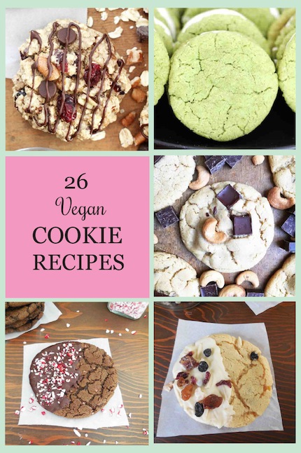 Fill your cookie tins with delicious and creative vegan treats this holiday season. This collection of over 25 vegan cookies has a cookie for every taste. 