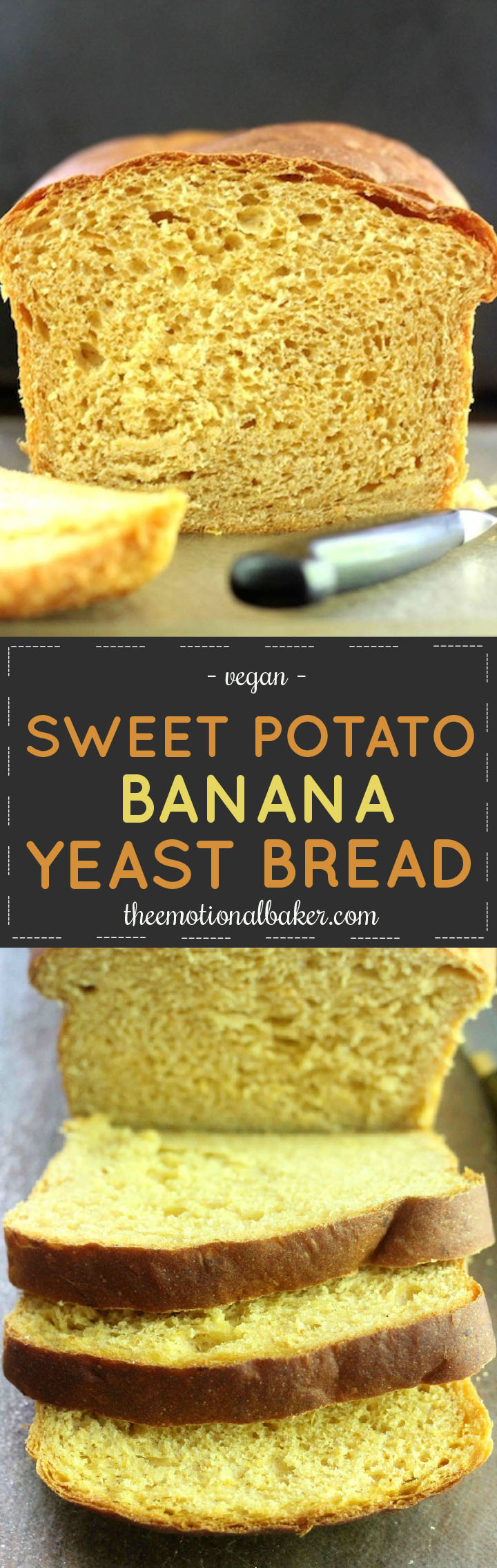 Everyone can make homemade bread! This recipe for Sweet Potato Banana Bread is easy and yields a moist, beautiful loaf perfect for fall and Thanksgiving.