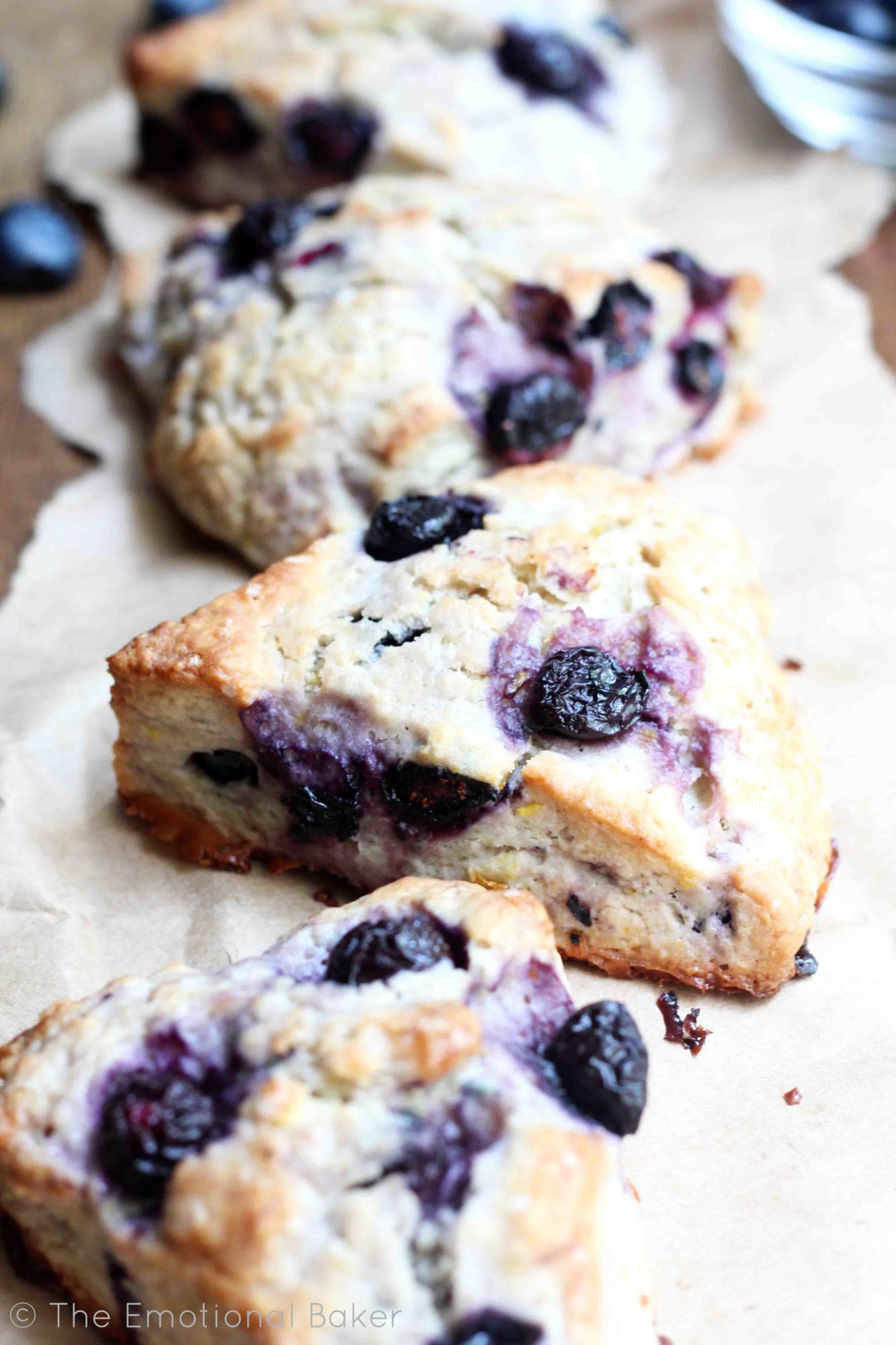Summer breakfasts just got sweeter. Treat yourself and your loved ones to a Blueberry Scone. These are bursting with berries with a hint of lemon.